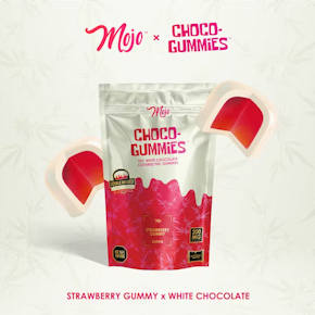 Mojo Edibles - Choco-Gummies - White Chocolate - Strawberry - 200mg