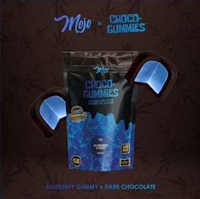 Mojo Edibles - Choco-Gummies - Dark Chocolate - Blueberry - 200mg