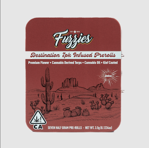 SUBLIME - 3.5g | 7-Pack | Fruit Punch | Infused Pre-Rolls | Fuzzies Destination