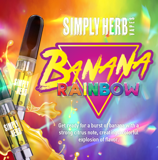 [REC] Simply Herb | Banana Rainbow | 1g Cartridge