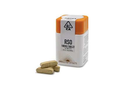 Emerald Bay Extracts - Strawberry Cough (S) | 100mg RSO Tablets | Emerald Bay Extracts