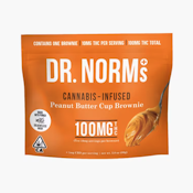 Dr. Norm's 100mg Peanut Butter Cup Solventless Hash Brownie