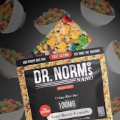 Dr. Norm's 100mg NANO Very Berry Crunch Crispy Rice Bar