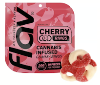 Flav - Micro Rings - Cherry - Gummies - 2pc - 100mg