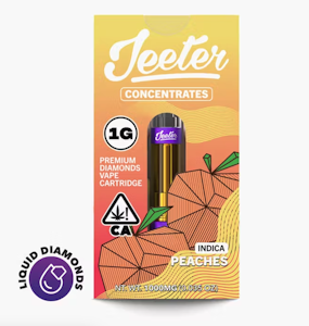 JEETER - JEETER 1G Peaches Liquid Diamonds Cartridge
