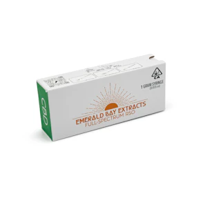 Emerald Bay Extracts - EMERALD BAY EXTRACTS - RSO - Mendo Sauce - 1:1 - THC:CBD - Full Spectrum Syringe - 1G
