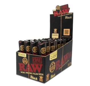 RAW - RAW Classic Black 3Pk King Size Cones