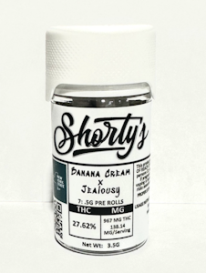 HEADY TREE - Banana Cream x Jealousy Shorty's - Pre-Roll Pack