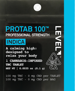 LEVEL+ - Level Single 100mg ProTab Indica