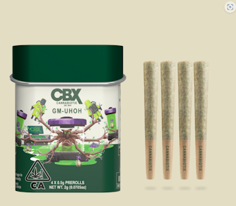 CANNABIOTIX - CBX - GM-UHOH - 2g Pre-Rolls - 4pk