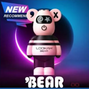 LOOKAH - BEAR 510 Vape Battery (Pink)
