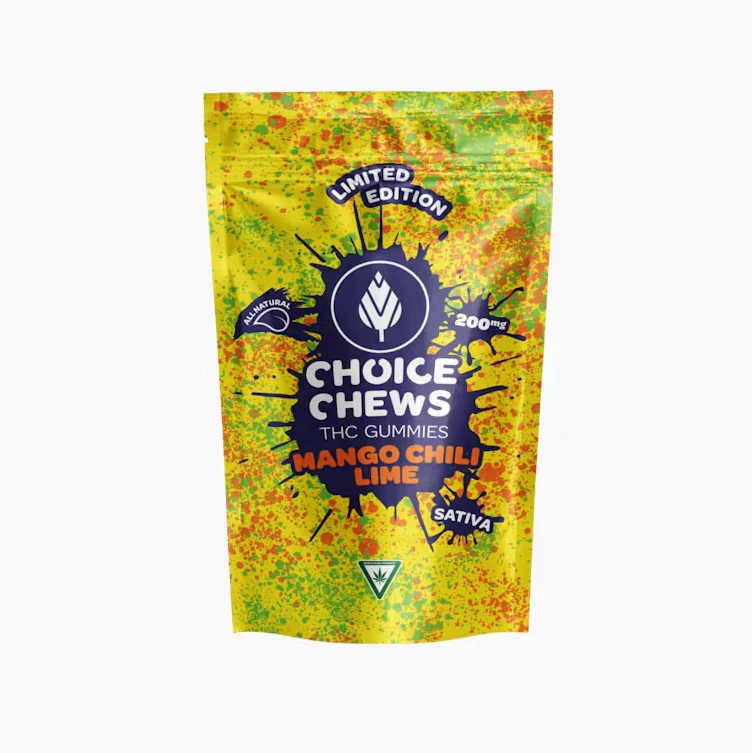 CHOICE - Choice - Mango Chili Lime Gummies 200MG (10x20MG) Main Image