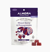 Mixed Berry & Pomegranate - Live Resin Gummy - 100mg