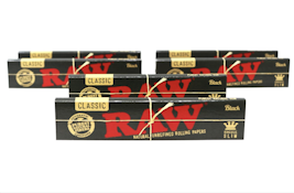 Classic RAW Black King Size Rolling Papers