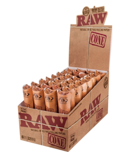 RAW - RAW CLASSIC 6-PK PRE-ROLL CONE 11/4
