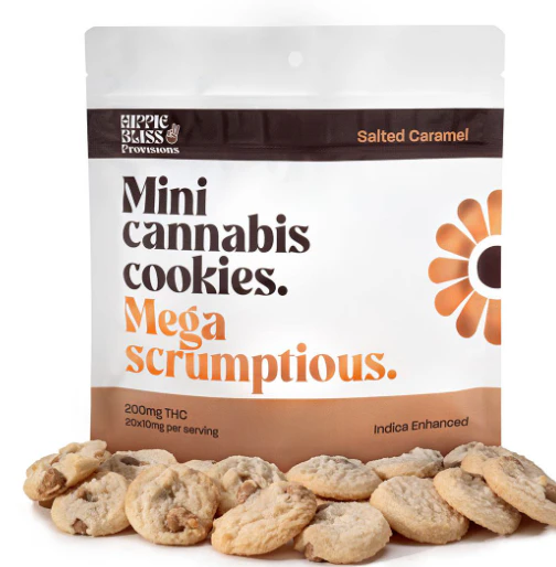 Monster Xtracts - Salted Caramel 200mg Cookies (20x10mg) - HIPPIE BLISS (MONSTER XTRACTS) Main Image