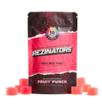 Rezinators - Hash Gummies - Fruit Punch - 100mg - Edible