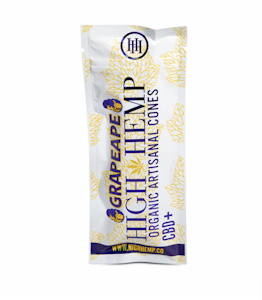 High Hemp - Grape Ape | High Hemp CBD Artisanal Cones 2PK | TAXES INCLUDED