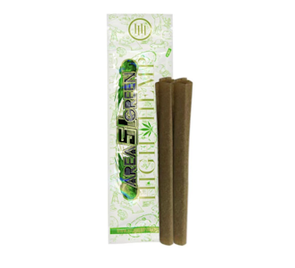 High Hemp - Area 51 Green Apple | High Hemp CBD Artisanal Cones 2PK | TAXES INCLUDED
