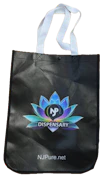 NJ Pure Black Reusable  Bag