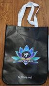 NJ Pure Black Reusable  Bag