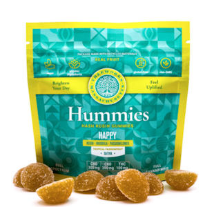 Treeworks - Happy Hummies 1:3:3 THC:CBG:CBD - 100mg Rosin Gummies - Treeworks