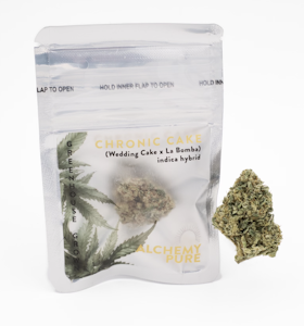 ALCHEMY PURE - Chronic Cake - 0.7g Flower Dime Bag