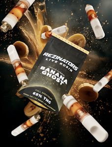 REZINATORS - Banana Ghost - 0.5g 510 Live Rosin Vape Cart