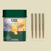 CBX - Preroll - Jet Lag OG - 4PK - 2G