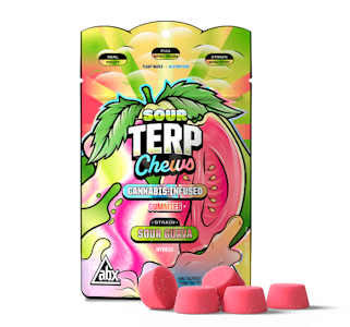 ABX - ABX - 100mg Terp Chews - Sour Guava