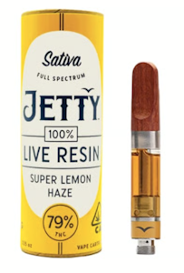 JETTY EXTRACTS - Jetty Extracts - Live Resin - Super Lemon Haze - Vape Cart - 1G