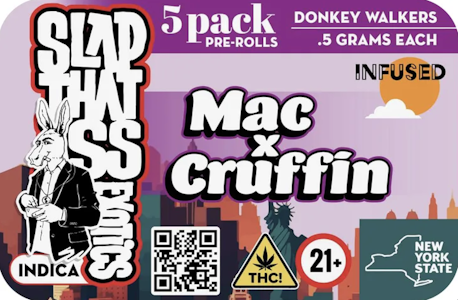 Slap That Ass - Mac X Cruffin - Infused 5 pk Pre-Rolls