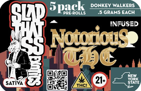 Slap That Ass - Notorious THC - Infused 5pk Pre-Rolls