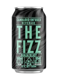 Kwik Ease - The Fizz - Drink - Ganja Blast - 100mg Main Image