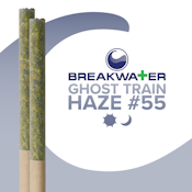 [MED] Breakwater | Ghost Train Haze #55 | 1g Pre- Rolls 2pk