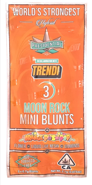 Presidential - Presidential - Mini Prerolls - Orange Push Pop - Infused Prerolls Pack - 3pk - 1.5g Main Image