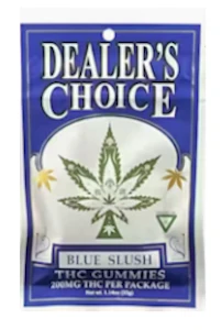 DEALER'S CHOICE - Blue Slush - 200mg Gummies by Dealer's Choice