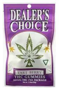 DEALER'S CHOICE - Tart Berry - 200mg Gummies by Dealer's Choice