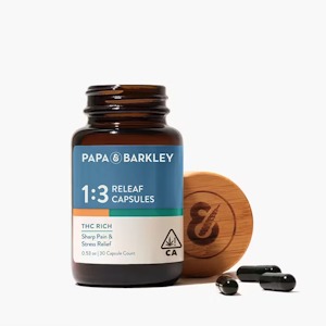 PAPA & BARKLEY - Papa & Barkley 1:3 THC Releaf Capsules 30ct