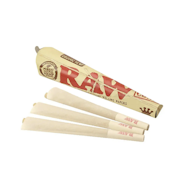 RAW Organic King Size Cones 3pk