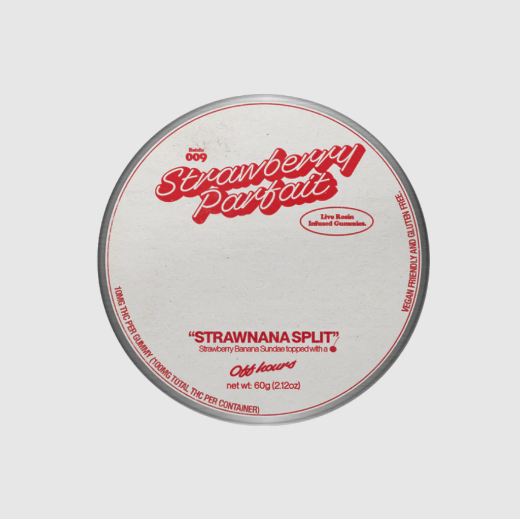 Off Hours - Off Hours | Edible | Live Rosin Strawnana Split| 100mg Main Image