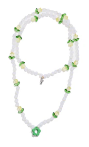 EDIE PARKER - Edie Parker Flower Lanyard - Pearl