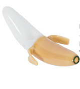 Edie Parker Glass Fruit Pipe - Banana