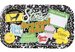 Edie Parker Rolling Tray - Stickers