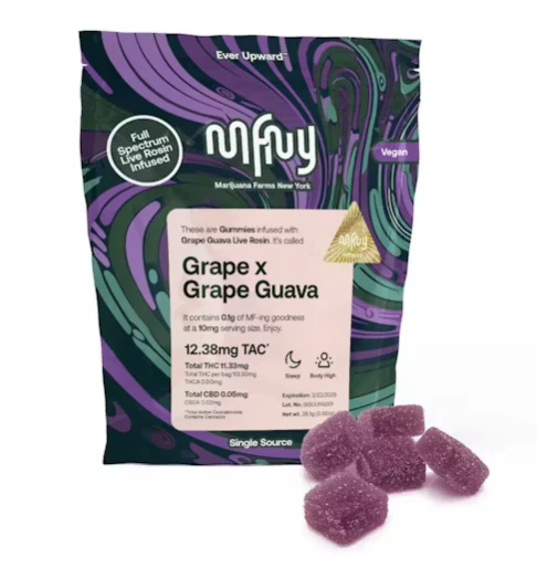 MFNY - Grape x Grape Guava  Live Rosin Gummies 100mg Main Image