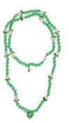 Edie Parker Flower Lanyard - Leaf