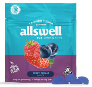ALLSWELL - Allswell - Sweet Berry Dream  - Gummies - 10pk - 100mg