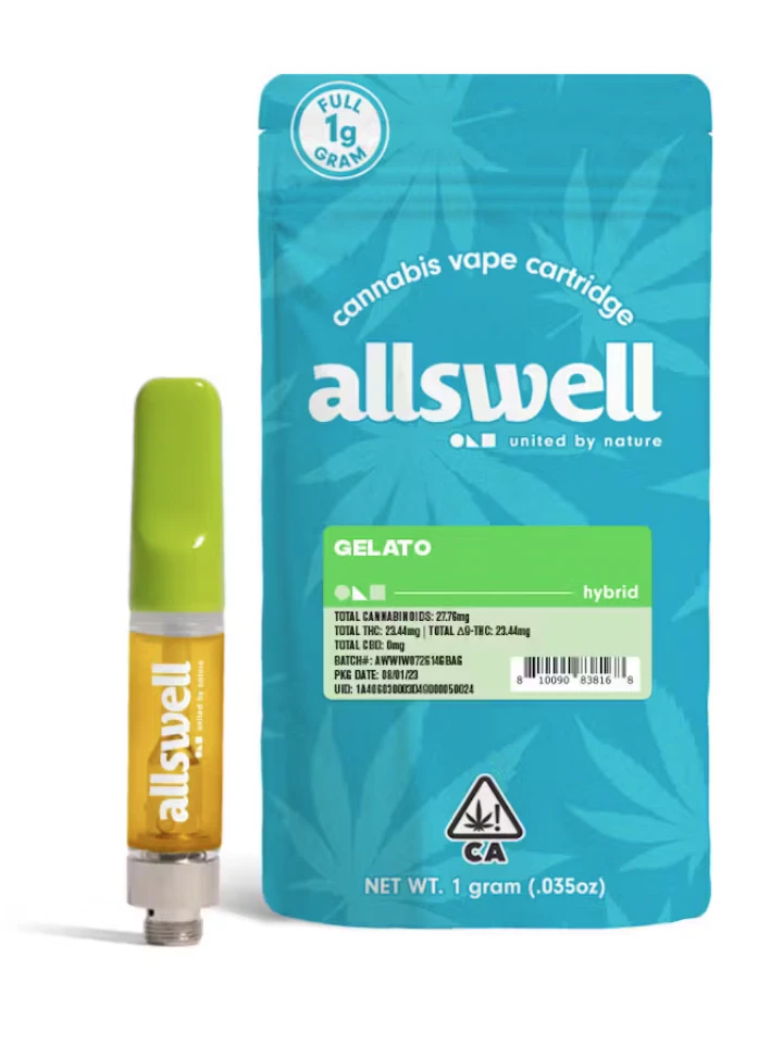 Allswell - Allswell - Pineapple Express - Vape Cart - 1G Main Image