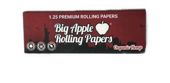 Big Apple Rolling Papers I Accessories I Organic Hemp 11/4 I Single