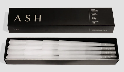 ASH I Accessory I Black I Classic Pre- Rolled Cones I 32 pack 